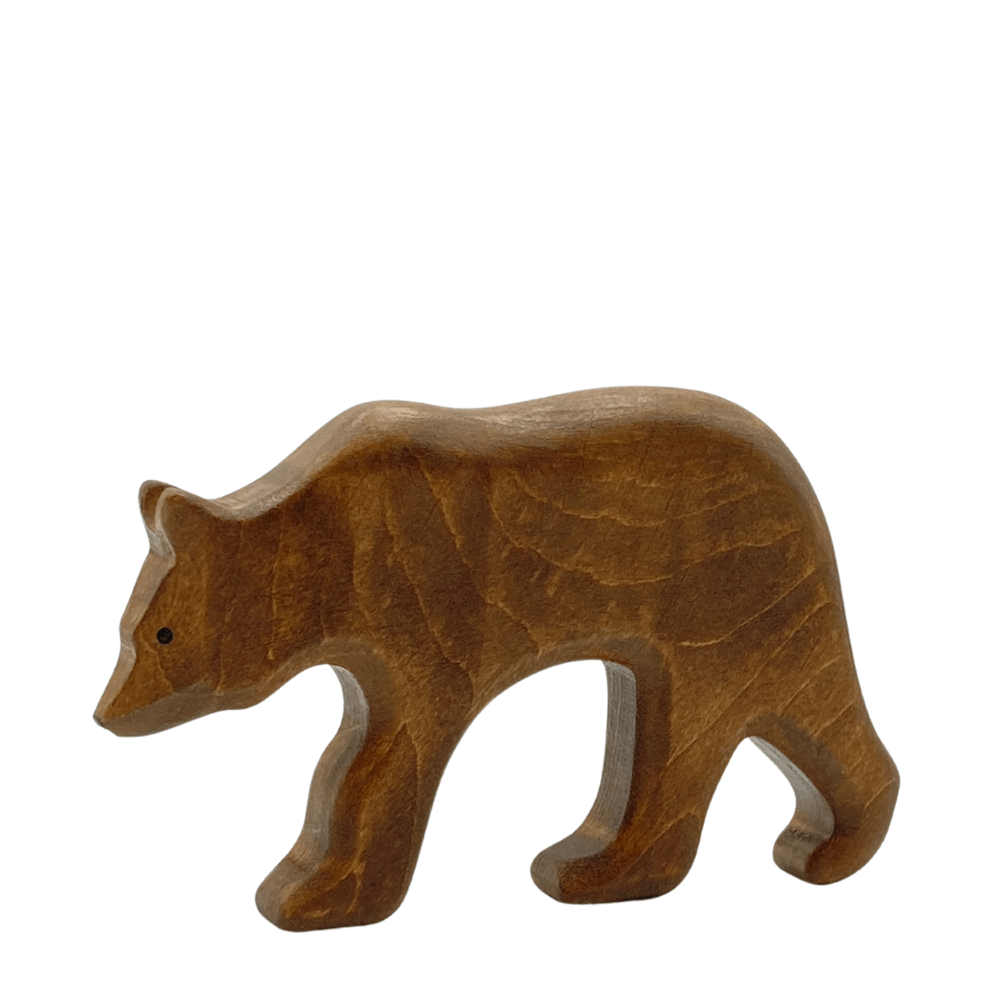 Forest Melody - Handmade Wooden Brown Bear