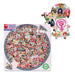 eeBoo - Piece and Love Women March! 500 Piece Round Circle Jigsaw Puzzle detail