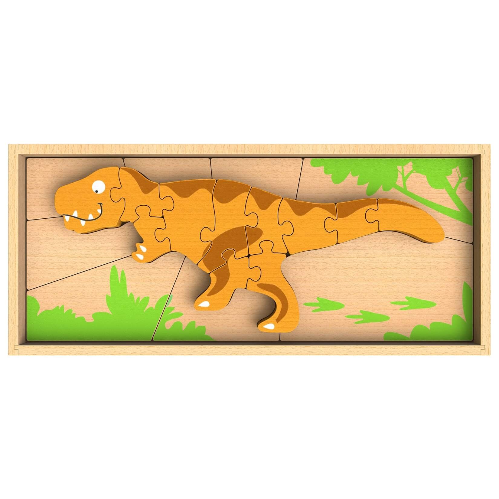 Photo of BeginAgain Tyrannosaurus Rex Dinosaur Puzzle in package