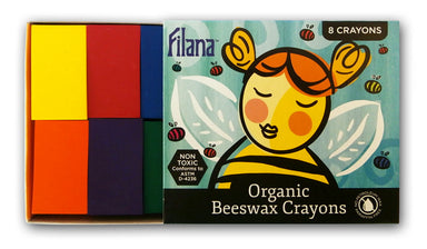 Filana - 8 Block Crayons WITH Brown & Black in package