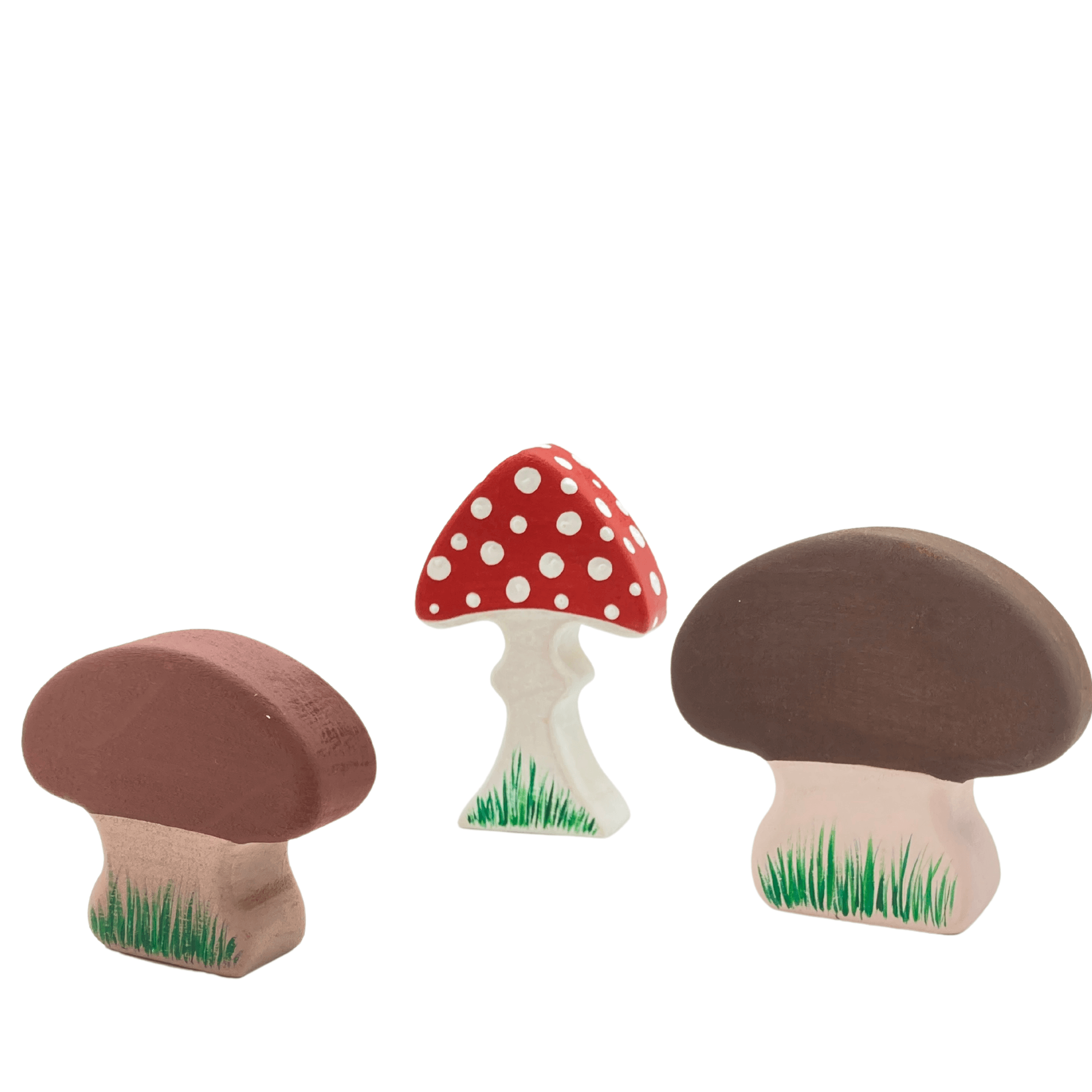 Forest Melody - Handmade Wooden Mushrooms