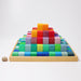Grimms Large Stepped Pyramid Wooden Toys Picture side