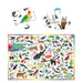 eeBoo - Piece and Love A Beautiful World 100 Piece Rectangle image of box and puzzle pieces