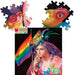 eeBoo-Piece and Love Liberty Rainbow 1000 piece square adult Jigsaw Puzzle Box image and completed sections of puzzle