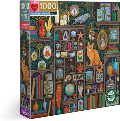 eeBoo - Piece and Love Alchemist Cabinet 1000 Piece Square Jigsaw Puzzle photo of box