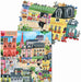 eeBoo's Piece and Love Paris in a Day 1000 Piece Rectangular Adult Jigsaw Puzzle | Puzzle detail