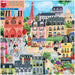 eeBoo's Piece and Love Paris in a Day 1000 Piece Rectangular Adult Jigsaw Puzzle photo of box