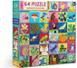 eeBoo - Portraits of Nature 64 Piece Jigsaw Puzzle for Kids photo of box